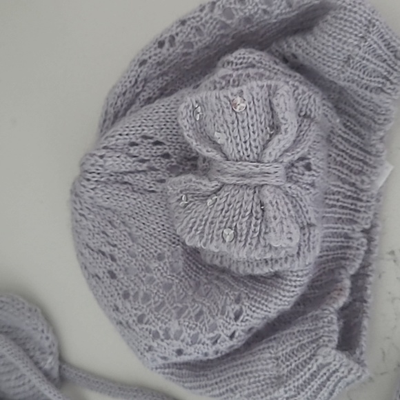 3pommes 3 piece hat scarf mitts set Baby girl New without tags - Picture 6 of 8